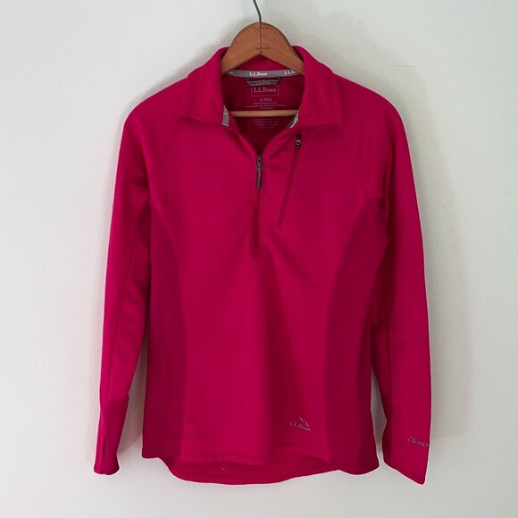 L.L.Bean Polartec Quarter Zip Fleece - Picture 1 of 5